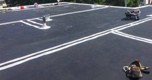 Mint Roofing Roof Coating 4 Mint roofing flat roof coating project